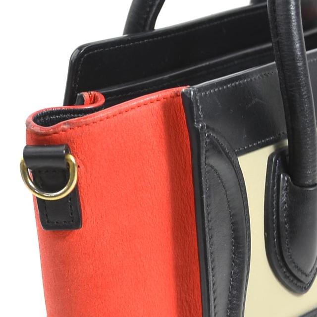 CELINE セリーヌ ラゲージ ナノショッパー ハンドバッグ 斜め掛け
