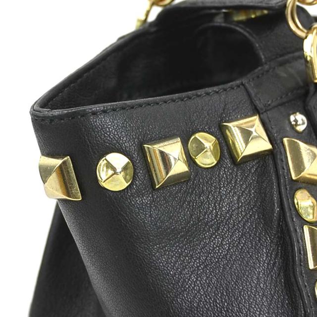 VERSACE ヴェルサーチ ハンドバッグ ブラック 14054 レディース【中古