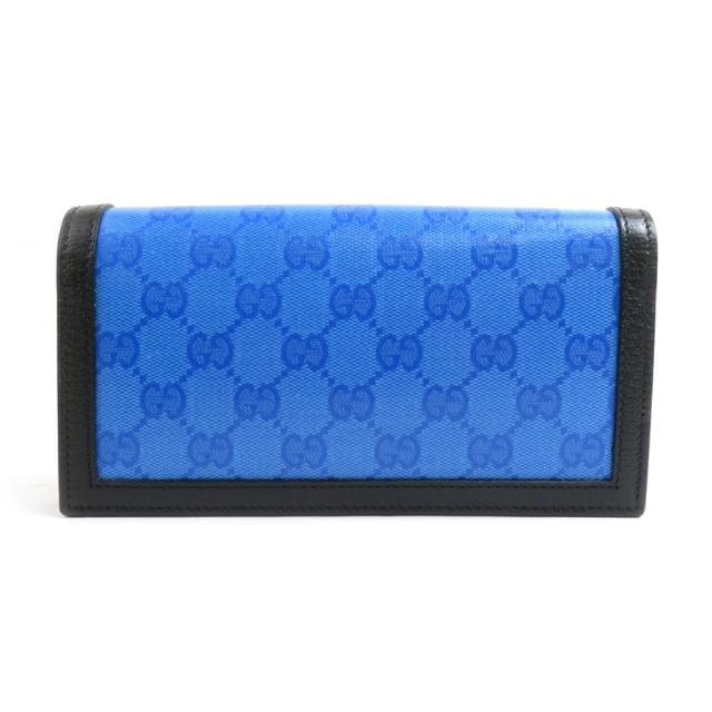 GUCCI グッチ adidasコラボ 621892 ウォレットチェーン ブルー
