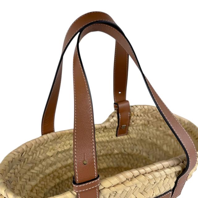 LOEWE スモール　かごバッグ ナチュラル/ブラウン ロエベ バスケットバッグ/かごバッグ バッグ レディース