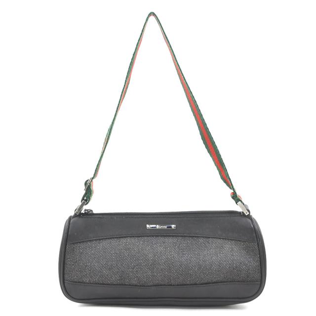 GUCCI グッチ シェリーライン 92820 ハンドバッグ ブラック 14054 レディース【中古】 r10510n