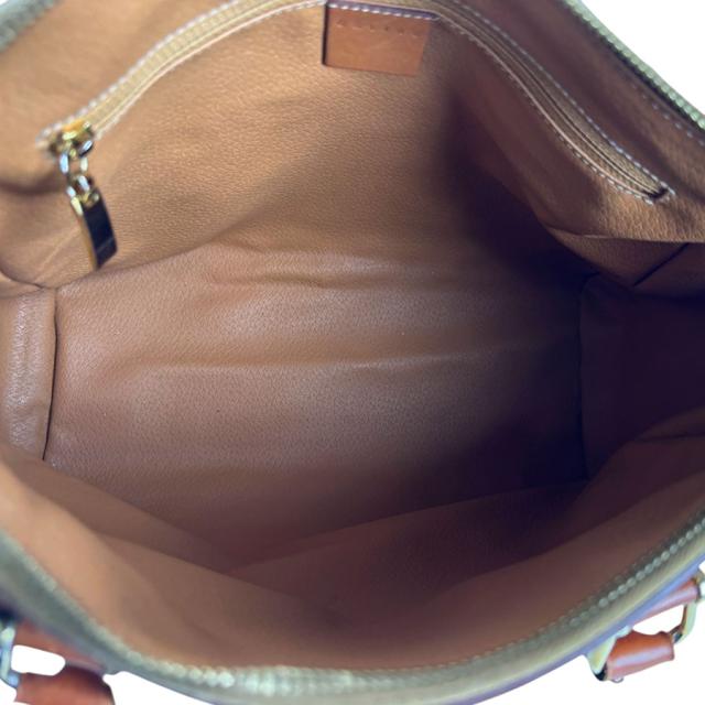 CELINE セリーヌ マカダム ハンドバッグ ブラウン 14057 レディース