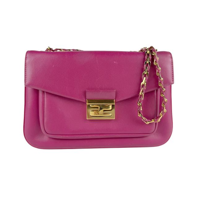 FENDI フェンディ 8BR677-P05 ショルダーバッグ マゼンタ 14061 レディース【中古】 z4838