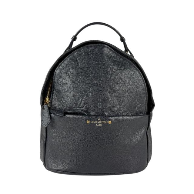 LOUIS VUITTON ルイ ヴィトン ソルボンヌ モノグラムアンプラント M44016 リュック ブラック 14054 レディース【中古】 z4865