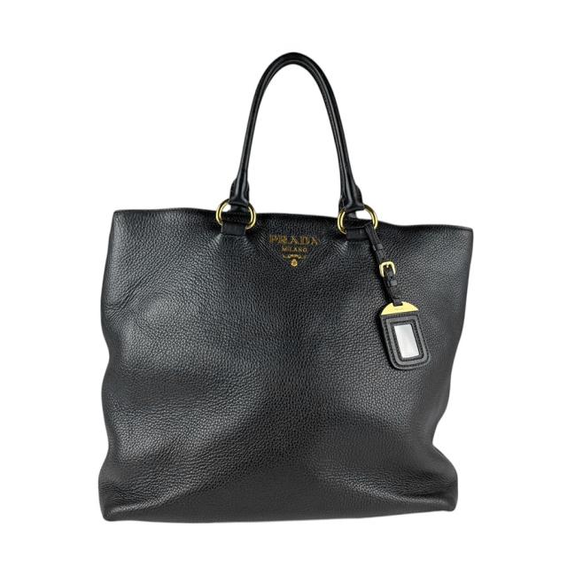 PRADA プラダ ハンドバッグ ショルダーバッグ ブラック 14054 ユニセックス【中古】 z4889