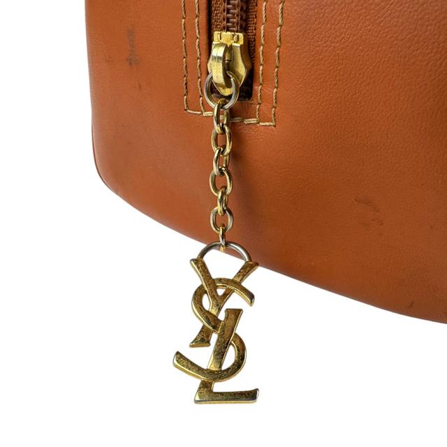 YVES SAINT LAURENT イヴ サンローラン ハンドバッグ ブラウン 14057