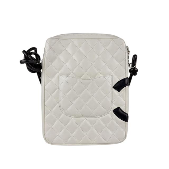CHANEL シャネル ショルダーバッグ ホワイト×ブラック 14056