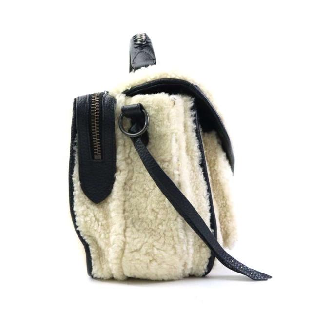 COACH コーチ ショルダーバッグ アイボリー×ブラック 14059 ユニ