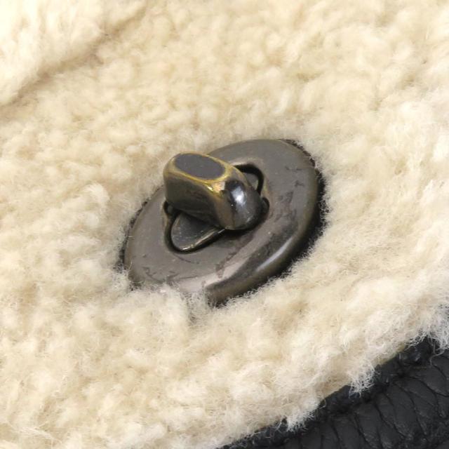 COACH コーチ ショルダーバッグ アイボリー×ブラック 14059 ユニ