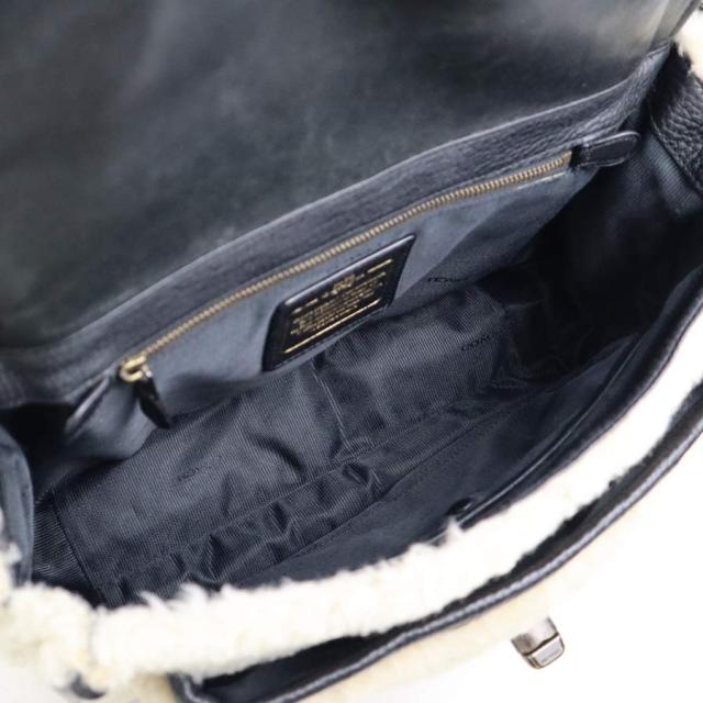 COACH コーチ ショルダーバッグ アイボリー×ブラック 14059 ユニ