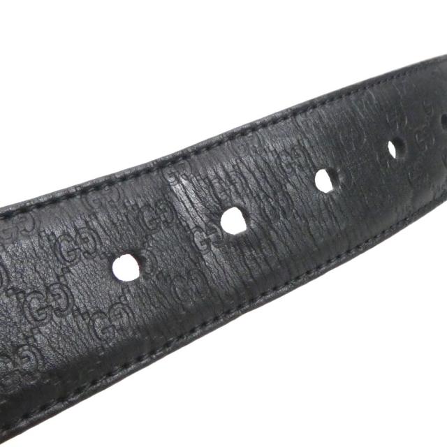 GUCCI グッチ 449716 ベルト ブラック 14054 メンズ【中古】 h31131aの