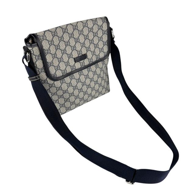 GUCCI グッチ 223666 斜め掛けショルダーバッグ ネイビー/ベージュ 14066 ユニセックス【中古】 z4933 GUCCI グッチ 223666 斜め掛けショルダーバッグ ネイビー/ベージュ