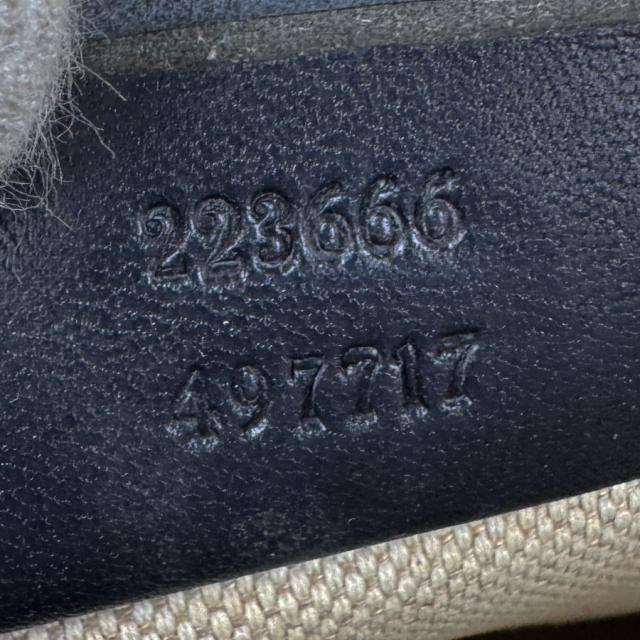 GUCCI グッチ 223666 斜め掛けショルダーバッグ ネイビー/ベージュ