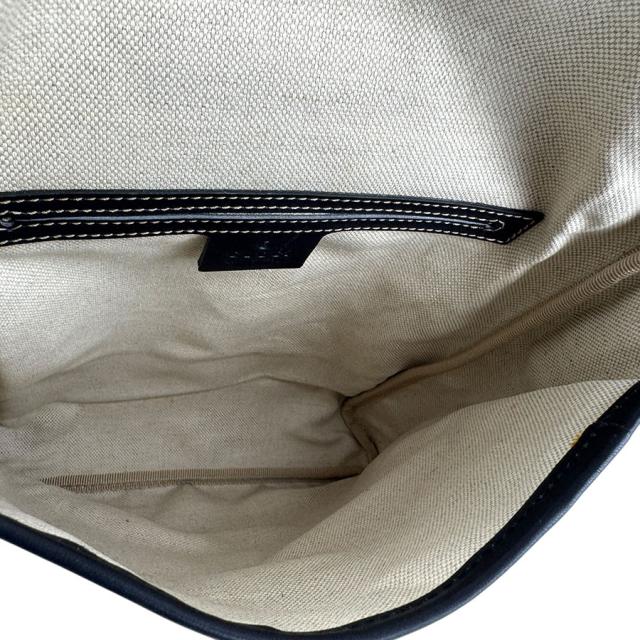 GUCCI グッチ 223666 斜め掛けショルダーバッグ ネイビー/ベージュ