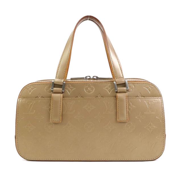 LOUIS VUITTON ルイ ヴィトン シェルトン モノグラムマット M55177 ハンドバッグ ゴールドブラウン 14057 レディース【中古】 e60299g