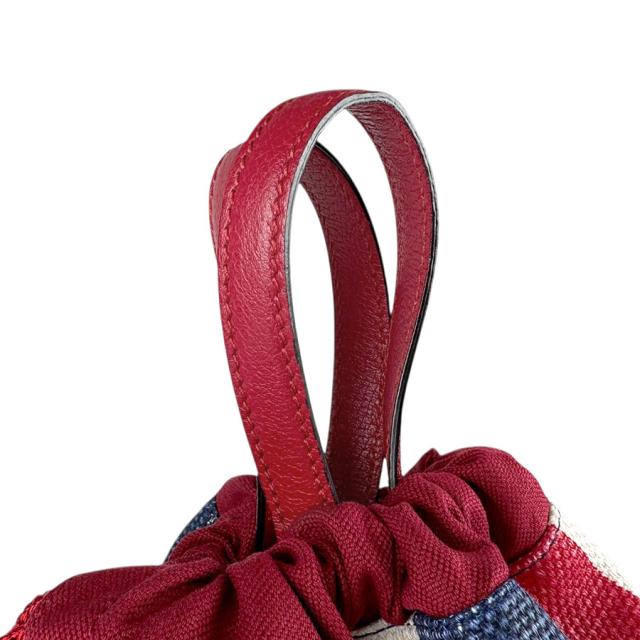 GUCCI グッチ 473872 リュック レッド×ホワイト×ブルー 14060 レディース【中古】 z4977 GUCCI グッチ 473872 リュック レッド×ホワイト×ブルー 14060