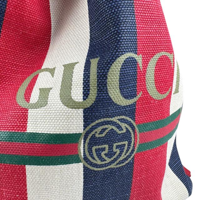 GUCCI グッチ 473872 リュック レッド×ホワイト×ブルー 14060
