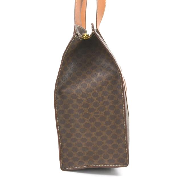 CELINE セリーヌ マカダム ショルダーバッグ ブラウン 14057 レディース【中古】 r10502a CELINE セリーヌ マカダム ショルダーバッグ ブラウン 14057