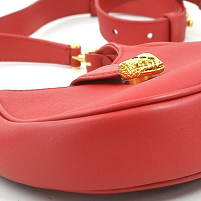 BVLGARI ブルガリ セルペンティ ハンドバッグ ショルダーバッグ レッド