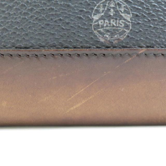 Berluti ベルルッティ ラウンドファスナー長財布 ブラック×ブラウン 14054 メンズ【中古】 56073g Berluti ベルルッティ ラウンドファスナー長財布 ブラック×ブラウン