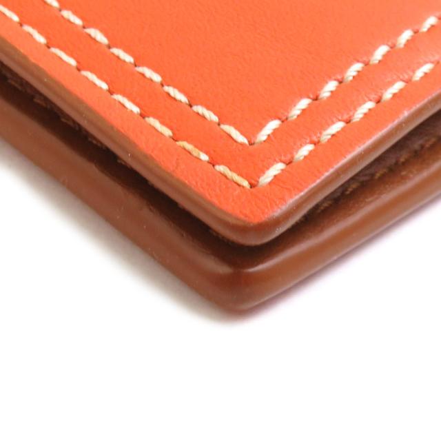 BOTTEGAVENETA ボッテガヴェネタ 二つ折り長財布 オレンジ 14062 ユニ