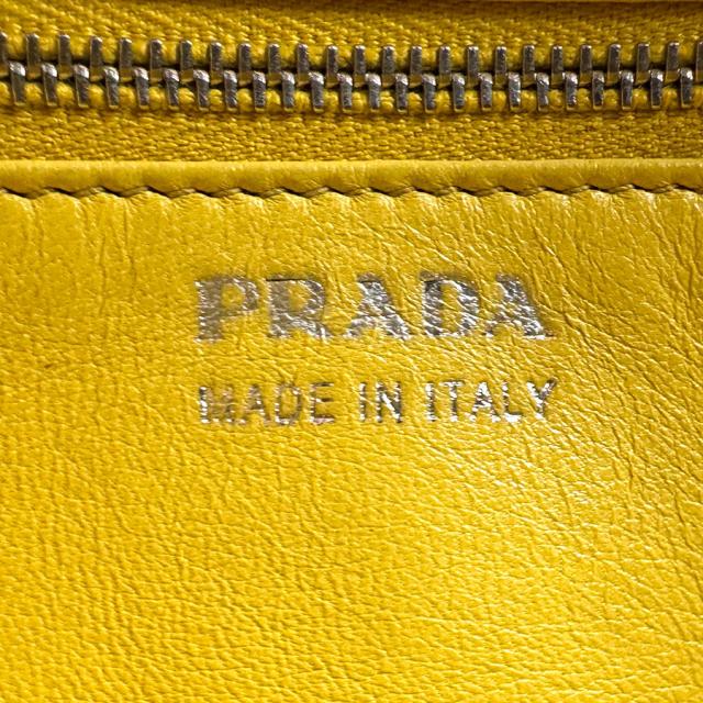 PRADA プラダ ショルダーバッグ ブラック/イエロー/ホワイト/シルバー