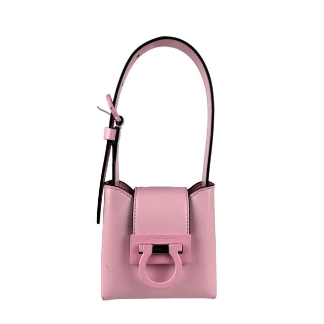 美品☆　フェラガモ　ミニ 2way　ハンドバッグ　ショルダーバッグ　ガンチーニ GANCINI フェラガモ ハンドバッグ ショルダーバッグ 2WAY ガンチーニ