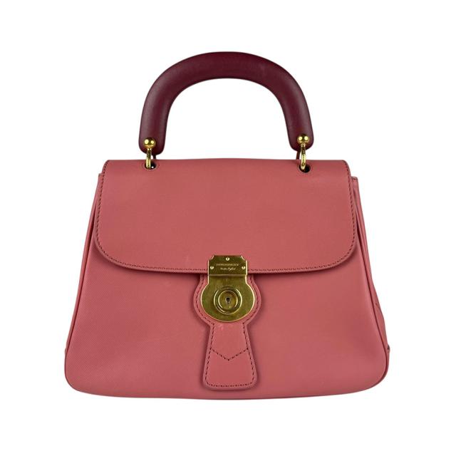 BURBERRY バーバリー ハンドバッグ ショルダーバッグ ピンク/バーガンディ 14061 レディース【中古】 z5086