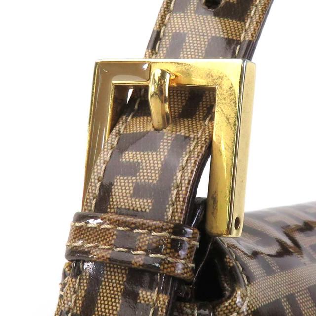 FENDI フェンディ ズッキーノ ショルダーバッグ ブラウン 14057