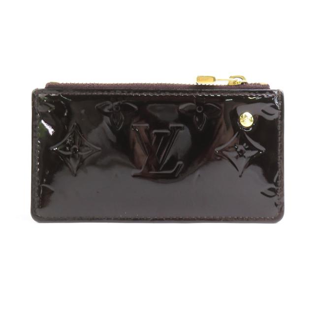 LOUIS VUITTON ルイ ヴィトン ポシェット クレ モノグラムヴェルニ M93518 キーケース ケース アマラント 14064 レディース【中古】 e60342g LOUIS VUITTON ルイ ヴィトン ポシェット クレ モノグラムヴェルニ