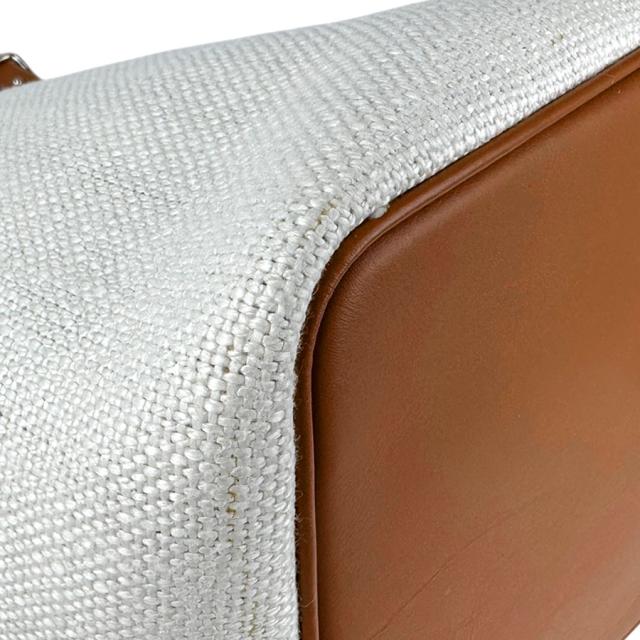 LOEWE ロエベ バルーンバッグ ショルダーバッグ オフホワイト/ブラウン