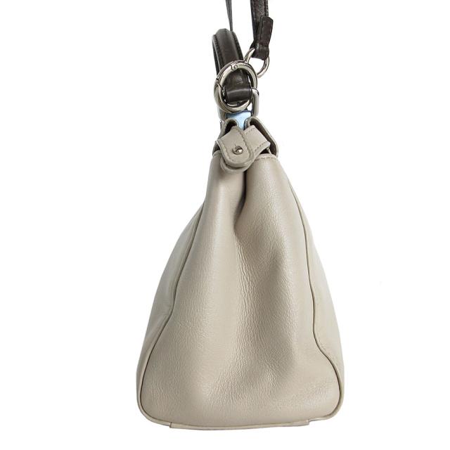 FENDI フェンディ ピーカブー スモール 8BN244-SOK ハンドバッグ ショルダーバッグ グレージュ/カーキブラウン 14059 レディース【中古】 s0631i FENDI フェンディ ピーカブー スモール 8BN244-SOK ハンドバッグ