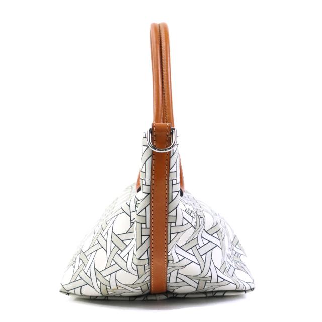 Tory Burch トリーバーチ ハンドバッグ ショルダーバッグ ホワイト系×ブラウン 14056 レディース【中古】 56092a Tory Burch トリーバーチ ハンドバッグ ショルダーバッグ ホワイト系