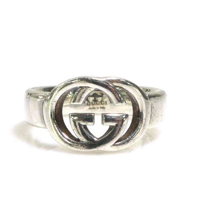 GUCCI 22号 リング カットリング カットアウト インターロッキング GG
