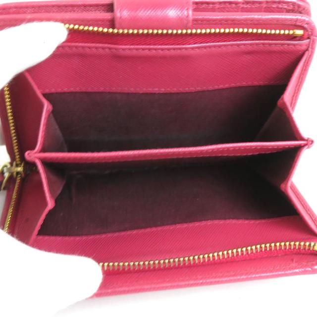 PRADA プラダ 二つ折り財布 ピンク 14061 レディース【中古】 e60362a PRADA プラダ 二つ折り財布 ピンク 14061 レディース【中古】 e60362a