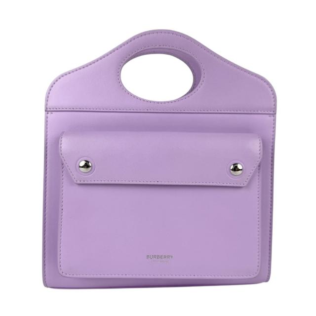 BURBERRY バーバリー ハンドバッグ ショルダーバッグ パープル 14064 レディース【中古】 z5210