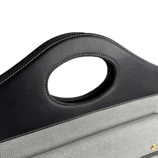 BURBERRY バーバリー ハンドバッグ ショルダーバッグ グレー/ブラック 14055 メンズ【中古】 z5212 BURBERRY バーバリー ハンドバッグ ショルダーバッグ グレー/ブラック