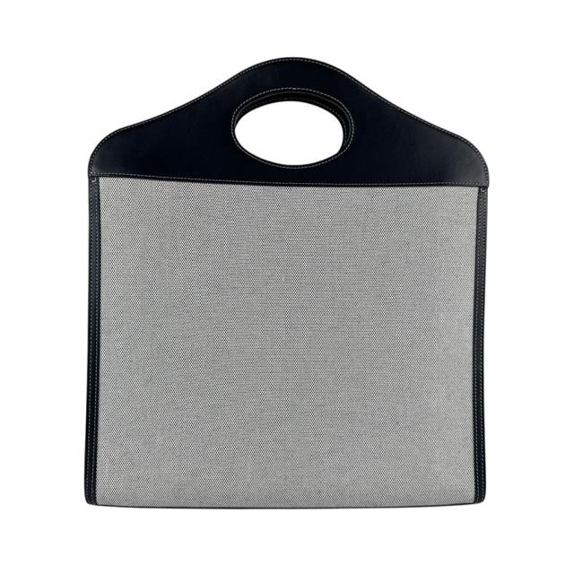 BURBERRY バーバリー ハンドバッグ ショルダーバッグ グレー/ブラック