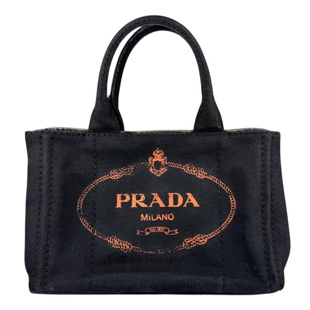 PRADA プラダ カナパ ハンドバッグ トートバッグ ブラック 14054 PRADA プラダ カナパ ハンドバッグ トートバッグ ブラック 14054