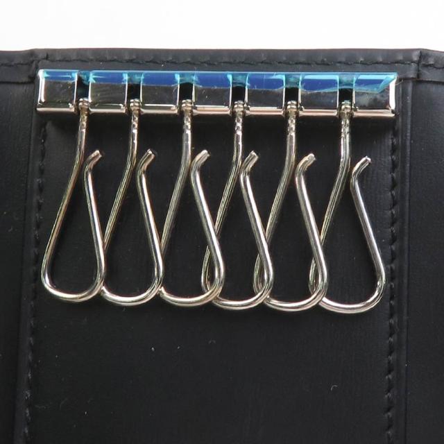 CARTIER カルティエ キーケース ブラック/シルバー 14054 メンズ【中古