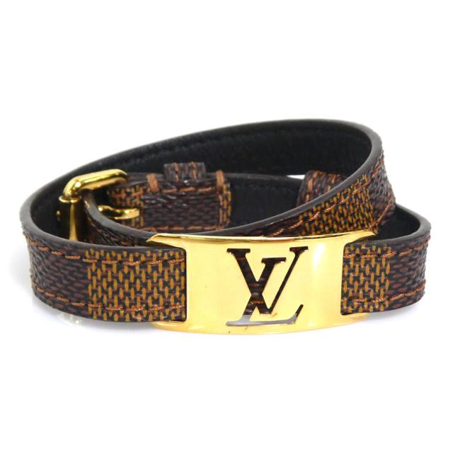 LOUIS VUITTON ルイヴィトン ダミエ M6623 ブレスレット 楽天市場】ルイヴィトン M6623E ブラスレ サインイット ダミエ