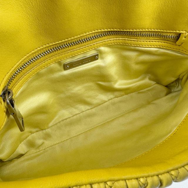 MIUMIU ミュウミュウ マテラッセ ショルダーバッグ イエロー 14063