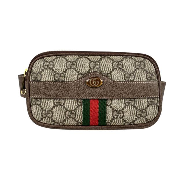 GUCCI グッチ 519308 ウエストバッグ ベルトバッグ ウエストポーチ ブラウン 14057 メンズ【中古】 z5261