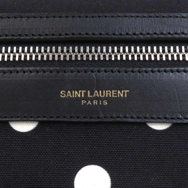 SAINT LAURENT サンローラン 435988 リュック ブラック×ホワイト 14054