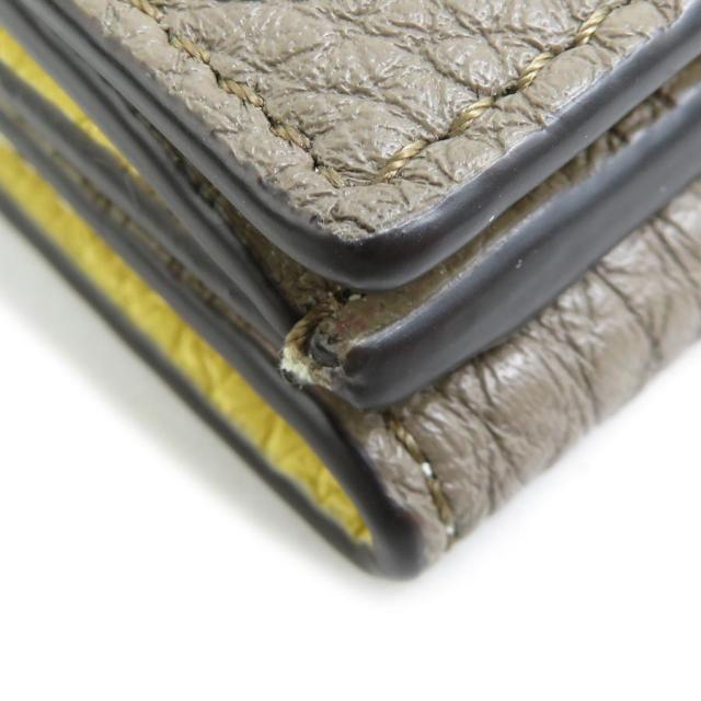 FENDI フェンディ 7M0280-AGQZ 三つ折り財布 カーキブラウン 14057