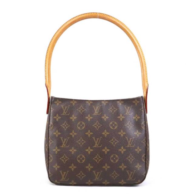 LOUIS VUITTON ルイ ヴィトン ルーピングMM モノグラム M51980 ショルダーバッグ ブラウン 14057 レディース【中古】 e60396a