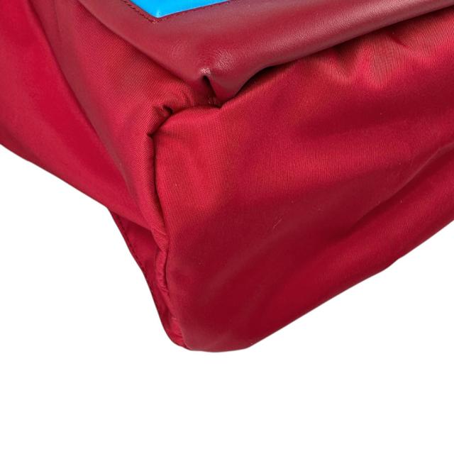 FENDI フェンディ 7VZ035-6C1 リュック レッド×イエロー×ブルー 14060