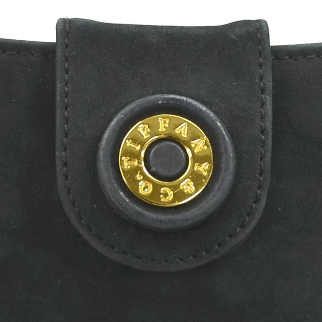 TIFFANY&Co. ティファニー ショルダーバッグ ブラック/ゴールド 14054  