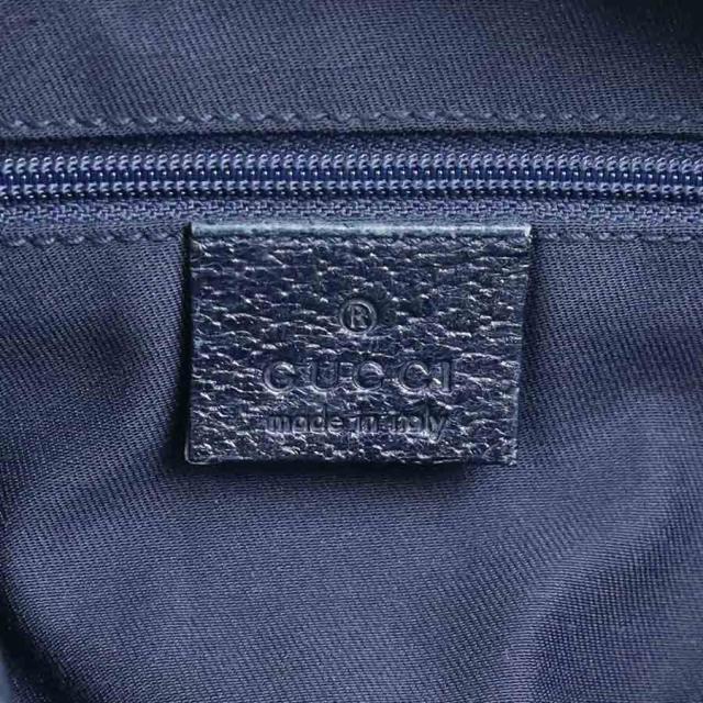 GUCCI グッチ 146243 ショルダーバッグ ネイビー/ベージュ/レッド