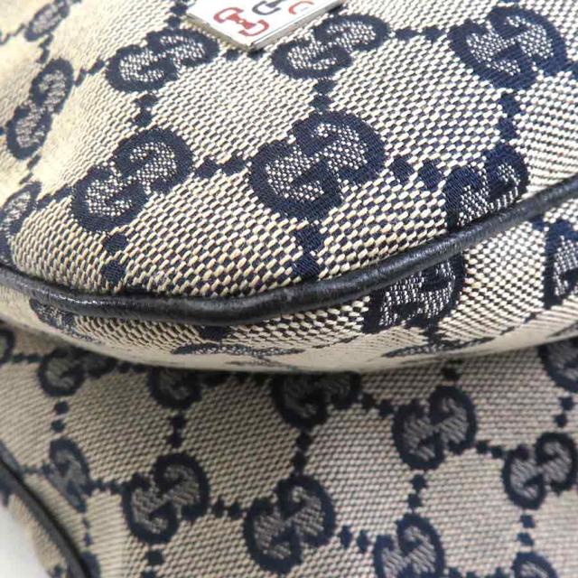 GUCCI グッチ 146243 ショルダーバッグ ネイビー/ベージュ/レッド